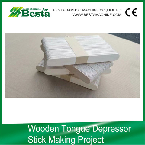 Wooden Tongue Depressor Stick Machine