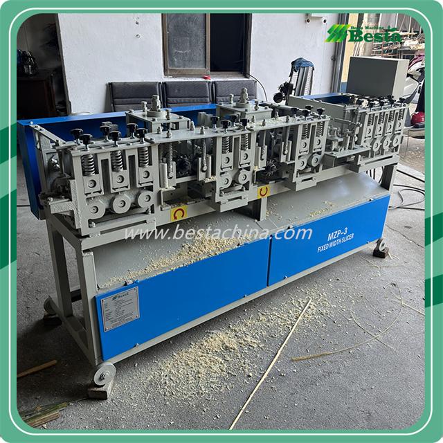 Bamboo Strip Processing Machine, Fixed Width Slicer 