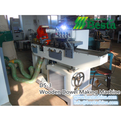 Wooden Dowel Stick Making Machine