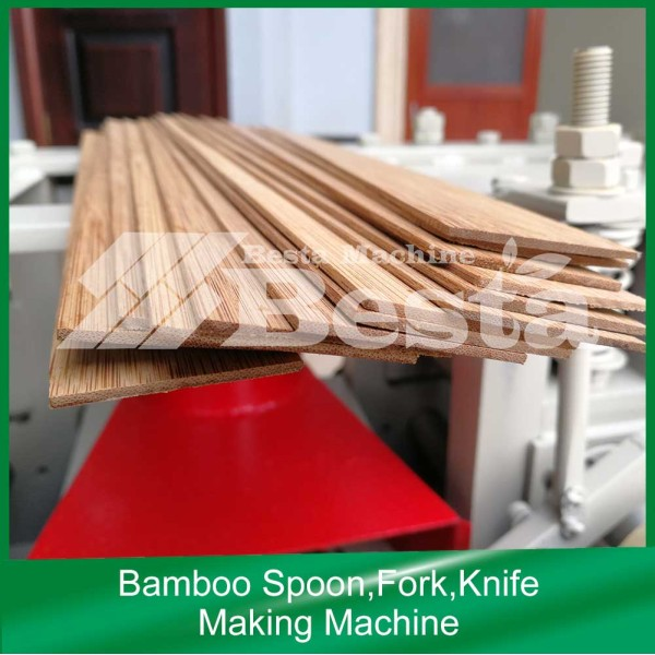 Bamboo Spoon, Fork, Knife Making Machine